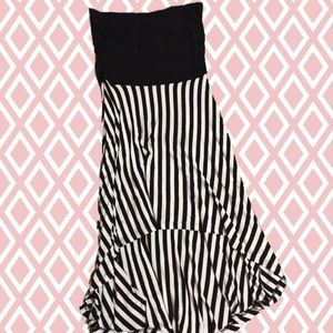 {EDGE} Strapless High-Low Dress